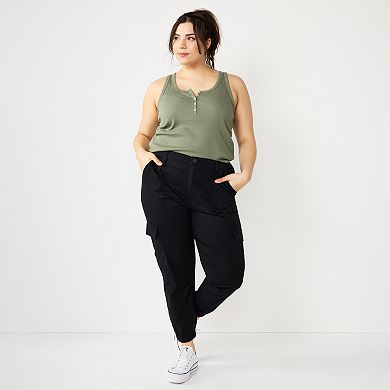 Juniors' Plus Size SO® Cargo Joggers