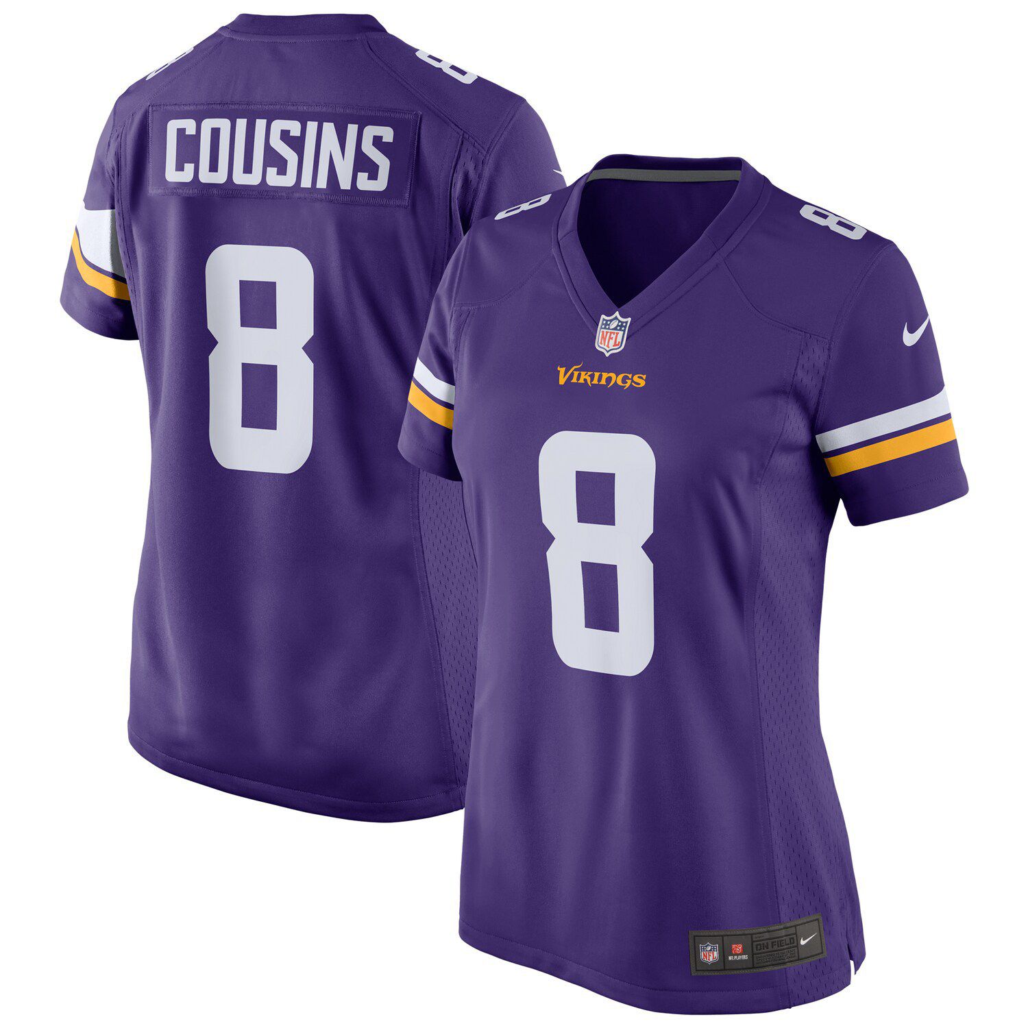 Kirk Cousins Jersey Purple NFL Vikings Jersey - Depop