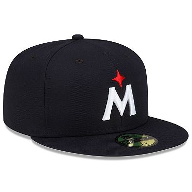Men's New Era  Navy Minnesota Twins 2023 Authentic Collection Road 59FIFTY Fitted Hat