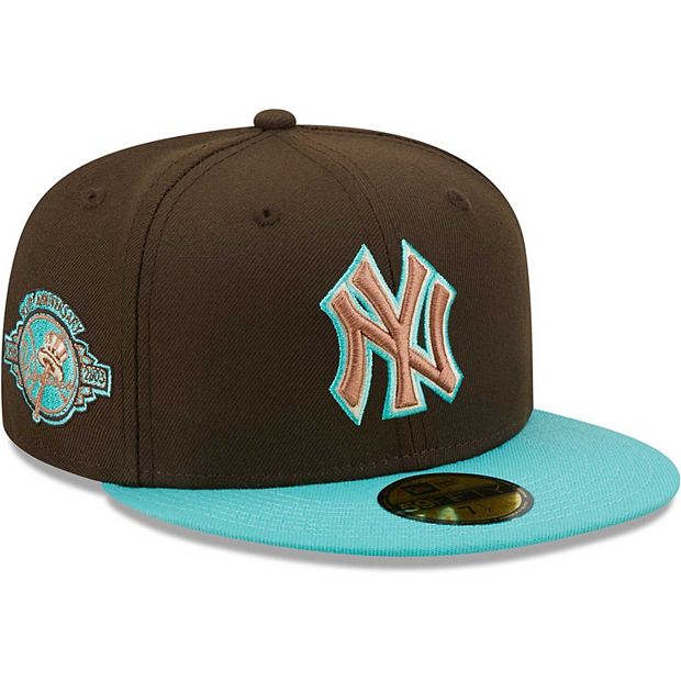 Men's New York Yankees New Era Brown White Logo 59FIFTY Fitted Hat