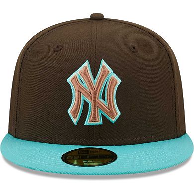 Men's New Era Brown/Mint New York Yankees Walnut Mint 59FIFTY Fitted Hat