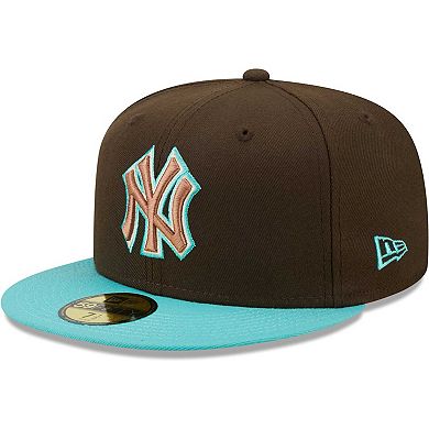 Men's New Era Brown/Mint New York Yankees Walnut Mint 59FIFTY Fitted Hat