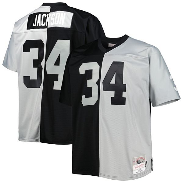 Men's Mitchell Ness Bo Jackson Black/Silver Las Vegas Raiders