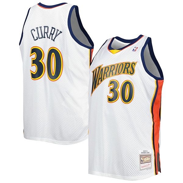 Mitchell & Ness Men NBA Golden State Warriors Swingman Jersey Stephen Curry  Orange '09-10 – HotelomegaShops