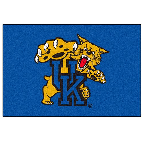 FANMATS Kentucky Wildcats Blue Rug