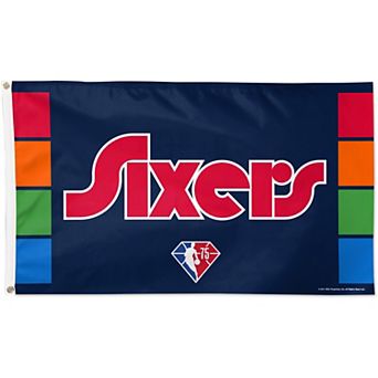 WinCraft Philadelphia 76ers 3' x 5' 2021/22 City Edition Deluxe Single-Sided Flag