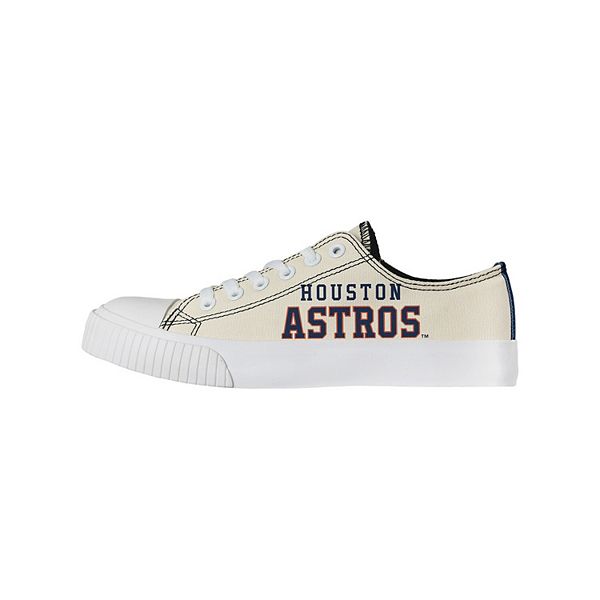 Houston Astros MLB Womens Stripe Canvas Shoes