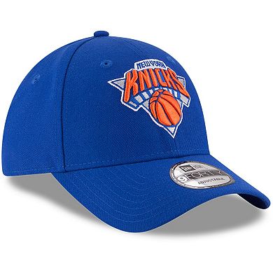 Men's New Era Blue New York Knicks Official Team Color 9FORTY Adjustable Hat