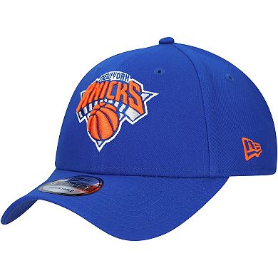 Men's New Era Blue New York Knicks Official Team Color 9FORTY Adjustable Hat