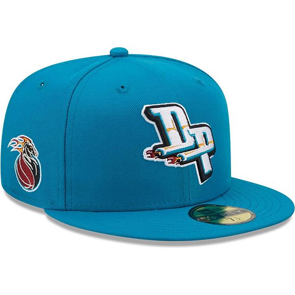 Men's New Era Teal Detroit Pistons Jersey Hook Classic 59FIFTY Fitted Hat