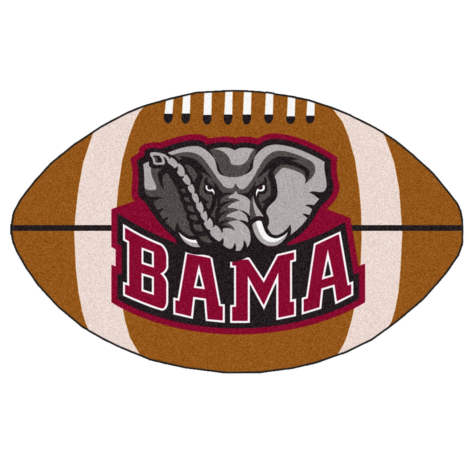FANMATS NCAA Alabama Crimson Tide - Cubierta de Enganche con Emblema de Color Cromado con Emblema de Color, Cromo, Talla única