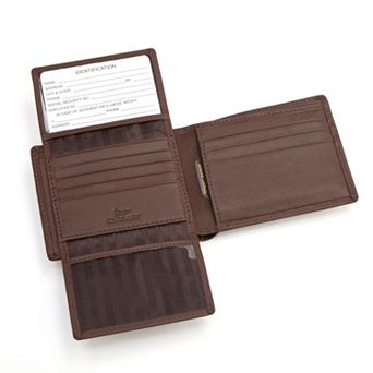 Royce Leather Euro Commuter Bifold Wallet