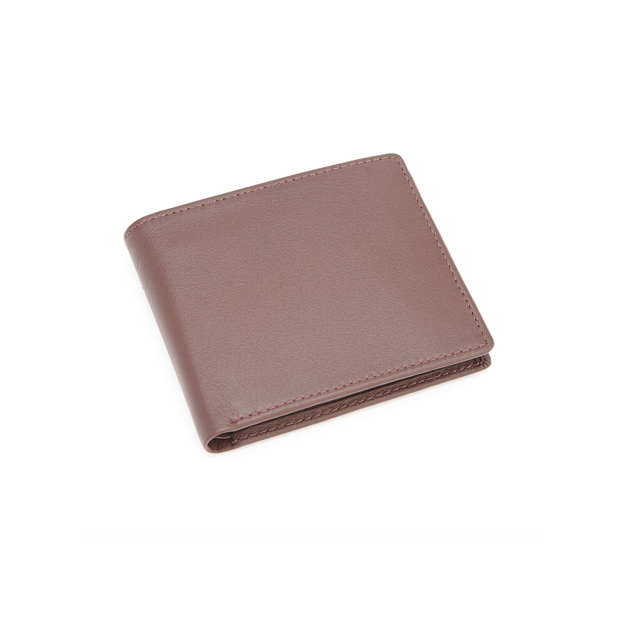 Royce Leather Commuter Bifold Wallet, Coco