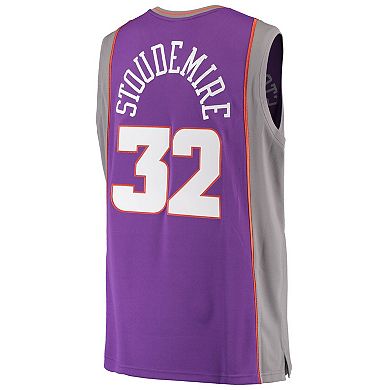 Men's Mitchell & Ness Amar'e Stoudemire Purple Phoenix Suns Hardwood Classics Authentic Jersey