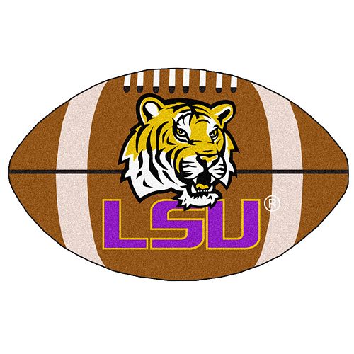 FANMATS Louisiana State Tigers Football Rug