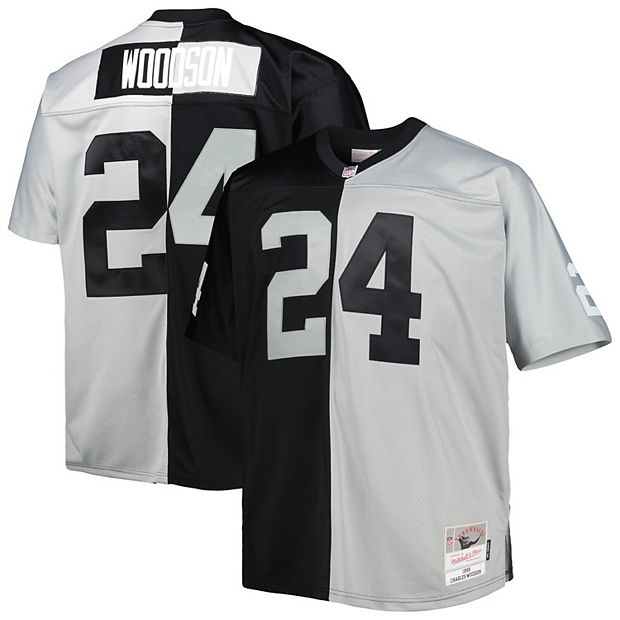 Oakland Raiders Mitchell & Ness Charles Woodson Mesh Name & Number