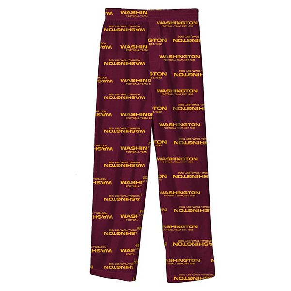 Toddler Burgundy Washington Commanders Team Color Sleep Pants