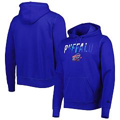 New Era Men's Royal Buffalo Bills Big And Tall Throwback Colorblock Fleece  Raglan Pullover Hoodie