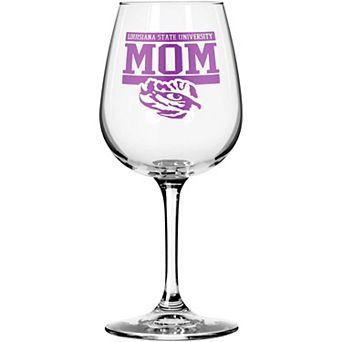 LSU Tigers 11oz. Team Mom Stemmed Wine Glass
