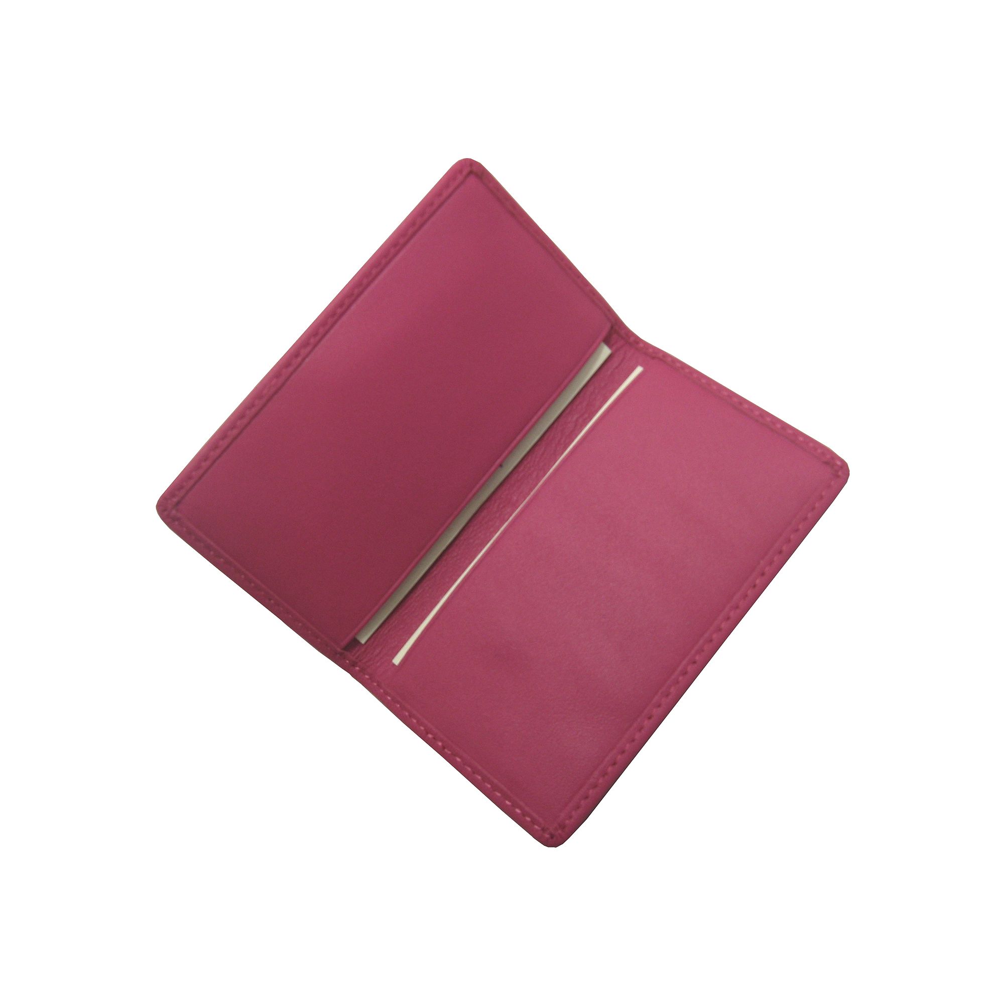 Royce Leather Business Card Case, Pink