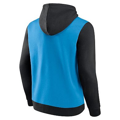 Men's Fanatics Black/Blue Miami Marlins Chip In Team Pullover Hoodie