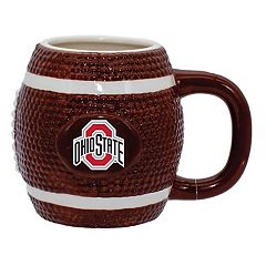 Ohio State Buckeyes 14oz Red Ceramic Mug, 4th and Goal