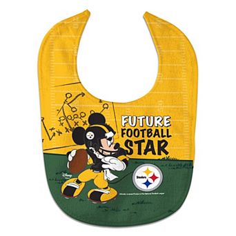 Newborn & Infant WinCraft Pittsburgh Steelers Disney All-Pro Baby Bib