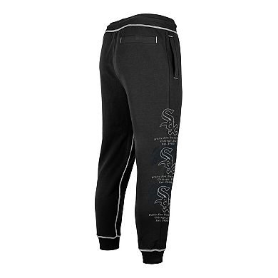 Men's New Era Black Chicago White Sox Team Split Jogger Pants