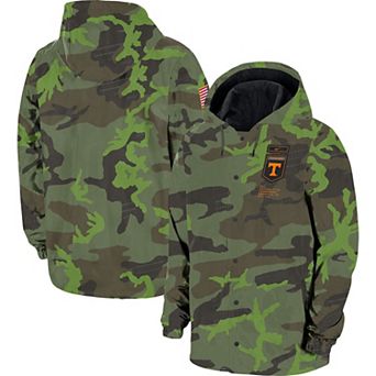 Men's Nike Camo Tennessee Volunteers Hoodie Full-Snap Jacket