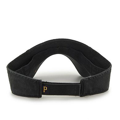 Men's '47 Black Pittsburgh Pirates Clean Up Adjustable Visor