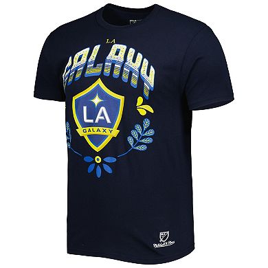 Men's Mitchell & Ness Navy LA Galaxy Serape T-Shirt