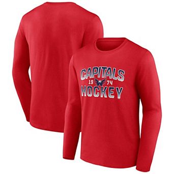 Men's Fanatics Branded Red Washington Capitals Skate Or Die Long Sleeve T-Shirt