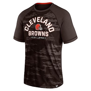 Men's Fanatics Branded Brown Cleveland Browns Hail Mary Raglan T-Shirt