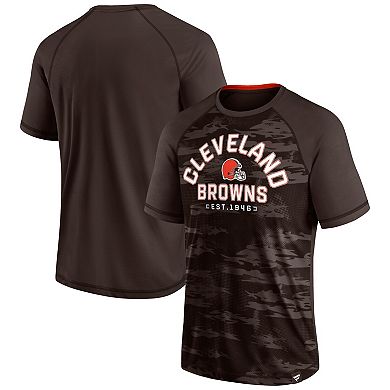 Men's Fanatics Branded Brown Cleveland Browns Hail Mary Raglan T-Shirt