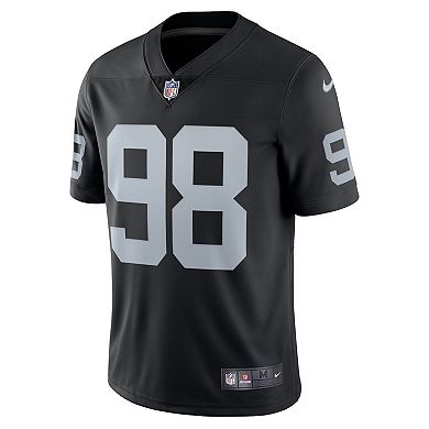 Men's Nike Maxx Crosby Black Las Vegas Raiders Limited Jersey