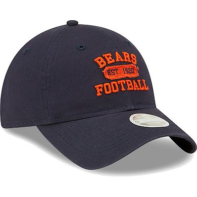 Women's New Era Navy Chicago Bears Formed 9TWENTY Adjustable Hat