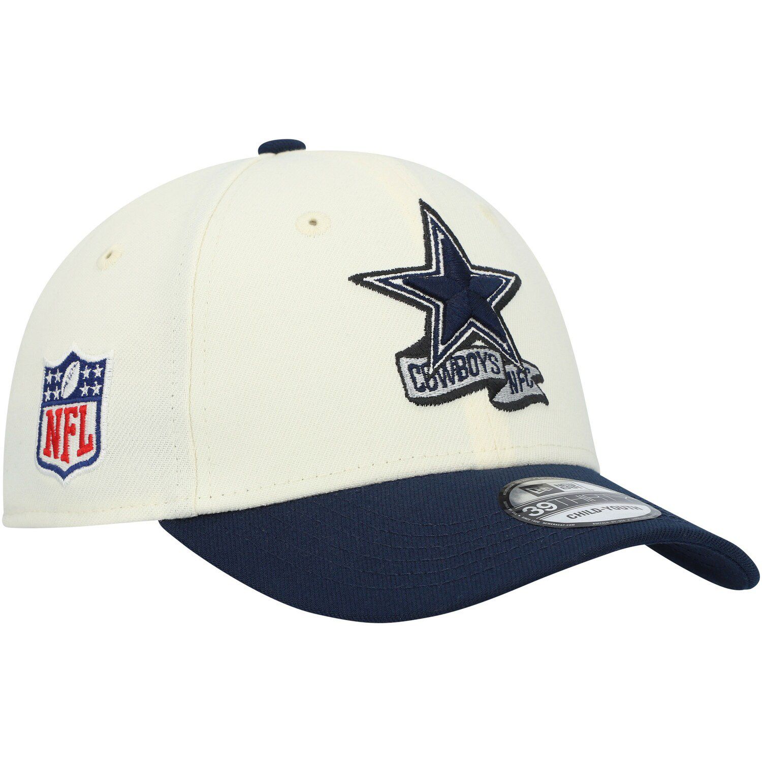 Women's New Era Cream Dallas Cowboys 2022 Sideline Cuffed Knit Hat