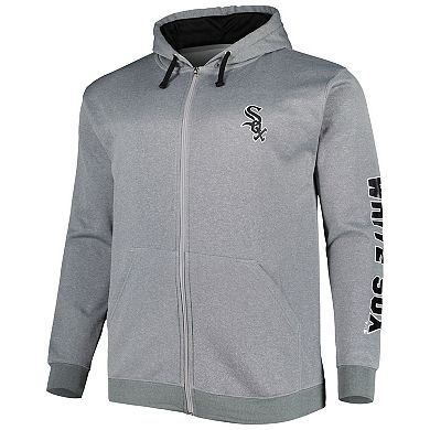 Men's Profile Ash Chicago White Sox Big & Tall Pullover Hoodie
