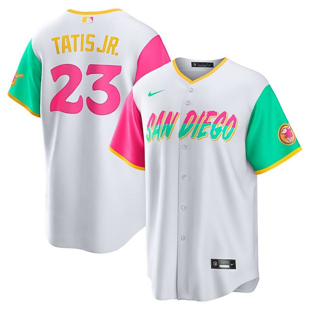 TATIS JR.　レプリカ ユニフォーム ナイキ Men's Nike Fernando Tatis Jr. White San Diego Padres 2022 City