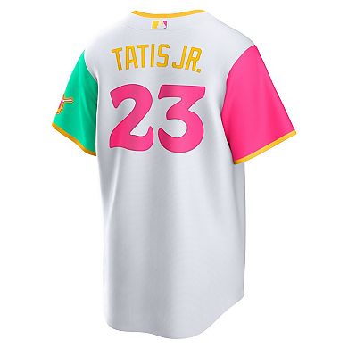 Men's Nike Fernando Tatis Jr. White San Diego Padres 2022 City Connect Replica Player Jersey