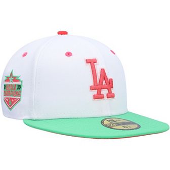 Men's New Era White/Green Los Angeles Dodgers Watermelon Lolli 59FIFTY Fitted Hat
