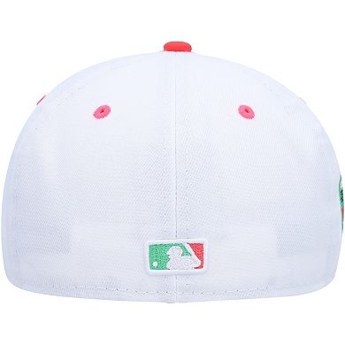 Men's New Era White/Green Los Angeles Dodgers Watermelon Lolli 59FIFTY Fitted Hat