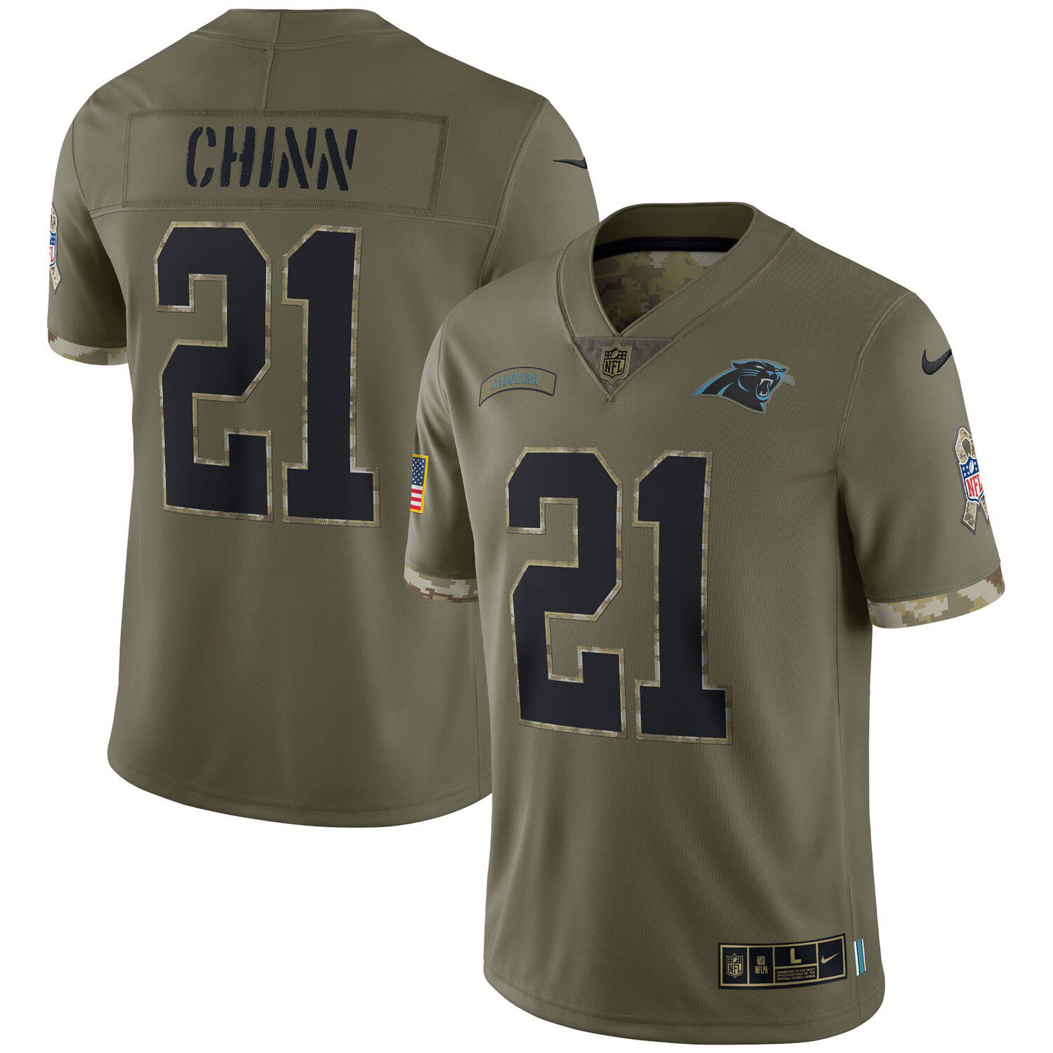 Nike Men's Jeremy Chinn Blue Carolina Panthers Vapor Limited