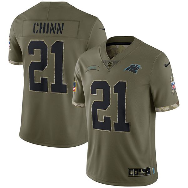 Men's Nike Jeremy Chinn Olive Carolina Panthers 2022 Salute To