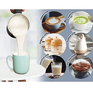 Zulay Kitchen Milk Frother Electric Heater (10oz/300ml)