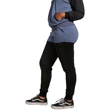 Poetic Justice Women's Contrast Blocked Slim Jogger