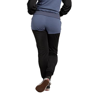 Poetic Justice Women's Contrast Blocked Slim Jogger