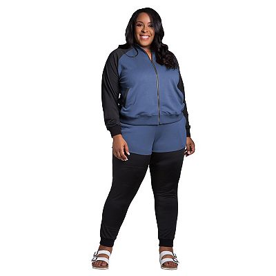 Blue Poetic popular Justice Jogger Set with hoody