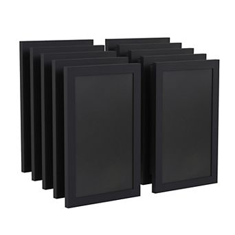 Merrick Lane Magda Set of 10 Wall Mount Magnetic Chalkboards