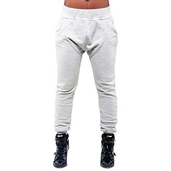 Poetic Justice Curvy Women's French Terry Pull On Drop Crotch Jogger Pants